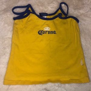 Corona crop tank top
